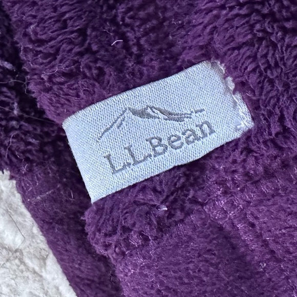 L.L. Bean Women’s Fleece Jacket, Sz.M, Plum Purple, Full Zip Cozy Outdoor EUC - Picture 5 of 16